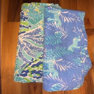 Lilly Pulitzer x Pottery Barn Kids baby swaddles